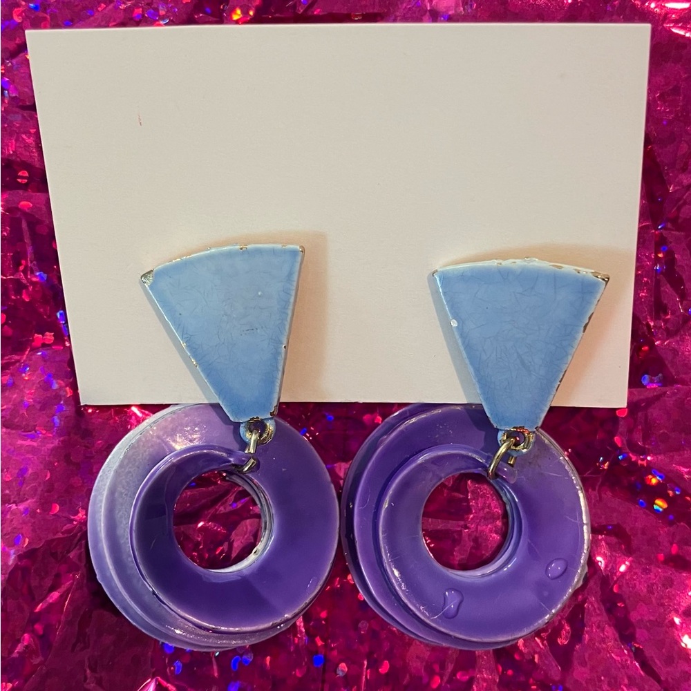 Clip earrings 80s